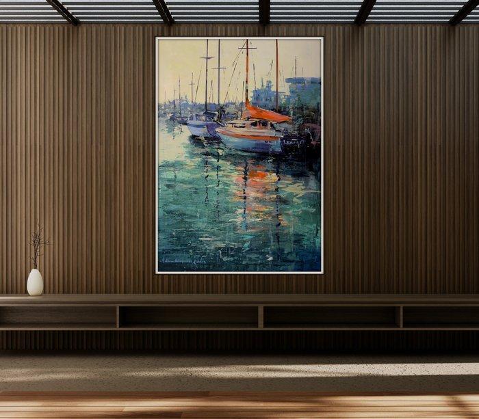 Adam Wajerczyk - Marina XL, Antiek en Kunst, Kunst | Schilderijen | Modern
