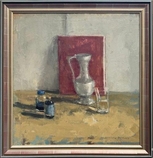 Carmen Galofre (1959) - Red Notebook, Antiek en Kunst, Kunst | Schilderijen | Klassiek