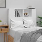 vidaXL Hoofdbordkast 100x18,5x104,5 cm wit, Huis en Inrichting, Slaapkamer | Bedden, Verzenden, Nieuw