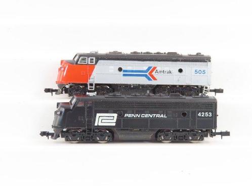 Bachmann N - 4659/4640 - Diesellocomotief (2) - 2x Type F9 -, Hobby en Vrije tijd, Modeltreinen | N-Spoor