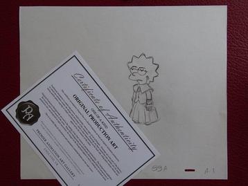 Matt Groening - 1 Original drawing - The Simpsons - Lisa beschikbaar voor biedingen