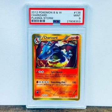 Pokémon Graded card - Charizard Holo - Plasma Storm #136 -