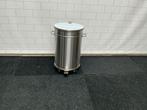 Inomak verrijdbare afvalton met vertraagd sluitend deksel, Ophalen of Verzenden, Nieuw in verpakking, Inox Meubilair