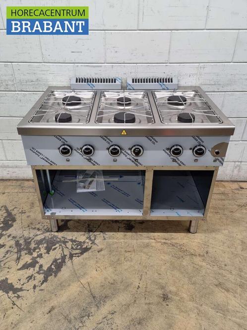 RVS MBM Dexion 6 pits Fornuis Gasfornuis 110 cm GAS Horeca, Zakelijke goederen, Horeca | Keukenapparatuur, Ophalen of Verzenden