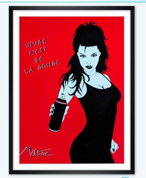 Miss Tic (1956-2022) - Vivre cest de la bombe, Antiek en Kunst, Kunst | Designobjecten