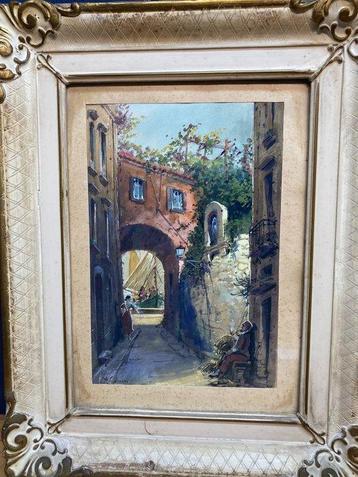 Mario Colucci (1915-1993) - Sottoportico a mare, Sorrento