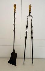 Openhaard accessoire - Verguld brons - Pelle et pince