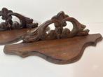 Wandtafel (2) - Verguld hout - Paar consoles handmade, Antiek en Kunst
