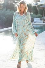 2dekans | Leoni al Sole - Antica Sartoria - Jurk - Turquoise, Kleding | Dames, Ophalen of Verzenden, Nieuw