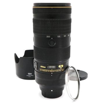 Nikon AF-S 70-200mm f/2.8E FL ED VR + zonnekap Objectif à