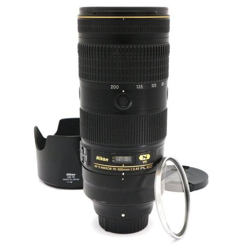 Nikon AF-S 70-200mm f/2.8E FL ED VR + zonnekap Objectif à, Audio, Tv en Foto, Fotocamera's Digitaal