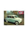 1958 FIAT 600 & 600 MULTIPLA BROCHURE NEDERLANDS