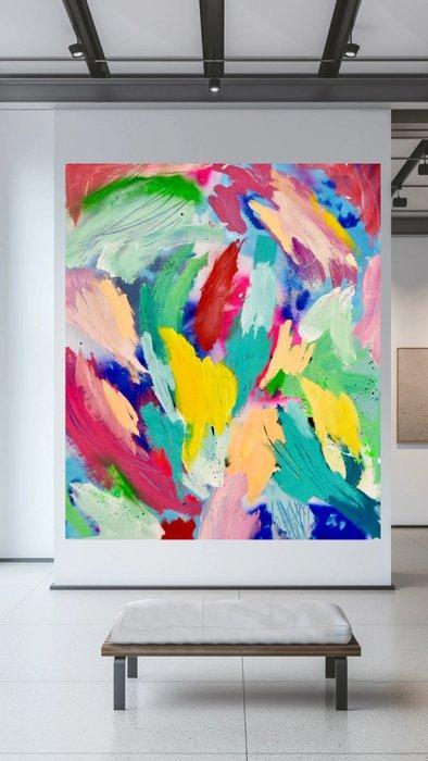 kromaTik - Colors make people happy XL, Antiek en Kunst, Kunst | Schilderijen | Modern