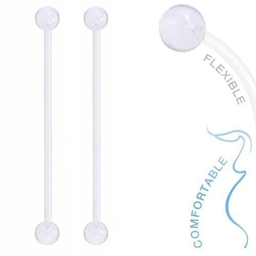 Fako Bijoux - Zwangerschapspiercing - Bioplast Classic -, Handtassen en Accessoires, Piercings, Verzenden