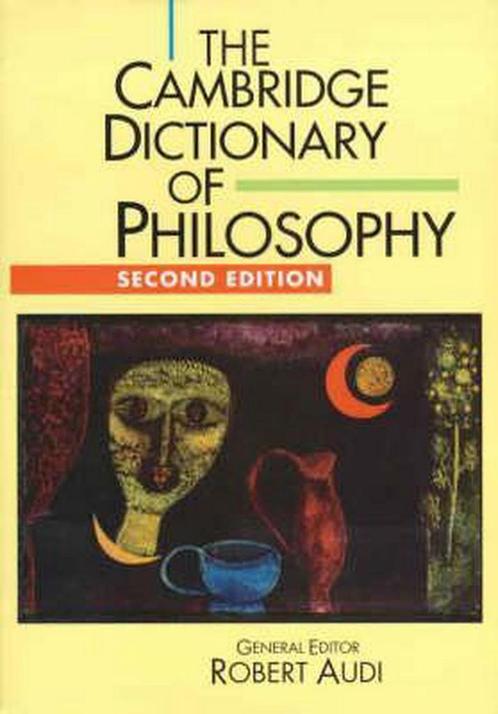 Cambridge Dictionary Of Philosophy 9780521637220, Boeken, Overige Boeken, Gelezen, Verzenden
