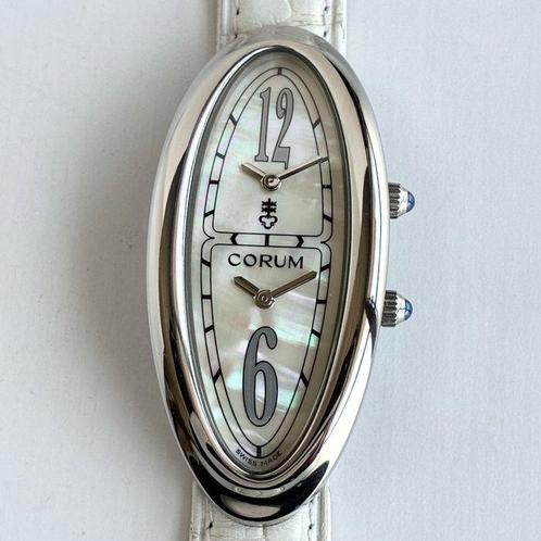 Corum - Oval Bi-Time - 137.220.20 - Dames - 2000-2010, Handtassen en Accessoires, Horloges | Heren