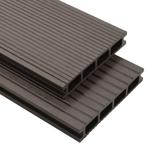 vidaXL Terrasplanken HKC met accessoires 10 m² 4 m, Verzenden, Nieuw