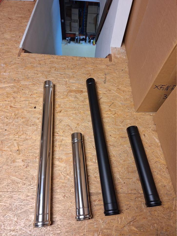 Inox AG rookkanaal schouwbuizen schoorsteen enkelwandig, Huis en Inrichting, Kachels, Nieuw, Ophalen