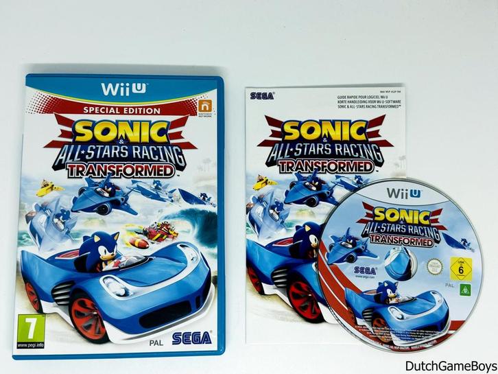 Nintendo Wii U - Sonic - All Star Racing - Transformed - FAH, Games en Spelcomputers, Games | Nintendo Wii U, Gebruikt, Verzenden