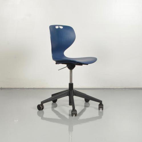 Werkstoel Ahrend 450 Merryfair - Blauw, Huis en Inrichting, Bureaustoelen, Gebruikt, Ophalen of Verzenden