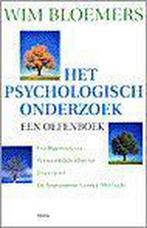 Het psychologisch onderzoek 9789026315787 Wim Bloemers, Boeken, Verzenden, Gelezen, Wim Bloemers