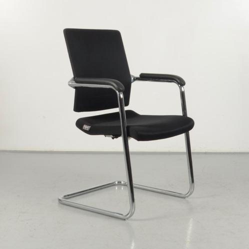Vergaderstoel Schaffenburg - Zwart - Slede frame, Huis en Inrichting, Stoelen, Gebruikt, Ophalen of Verzenden