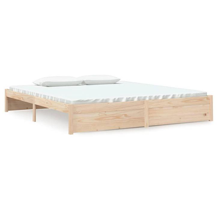 Bedframe Hout 180x200 | Tweede Kansje | OP = OP!, Huis en Inrichting, Slaapkamer | Bedden, Overige maten, 200 cm, Bruin, Nieuw
