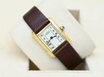 Cartier Tank Ref. 5057001 Year 1989 (Box & Papers), Handtassen en Accessoires, Horloges | Dames, Overige merken, Leer, Polshorloge