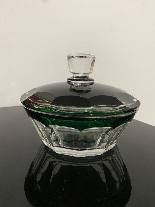 Val Saint Lambert - Bloempot (2) - Kristal, Antiek en Kunst, Antiek | Glaswerk en Kristal