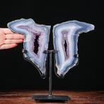Magnifique géode daméthyste sectionnée - Ailes de papillon, Collections