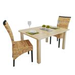vidaXL Chaises de salle à manger 2pcs Bois solide de manguie