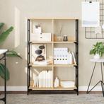 vidaXL Boekenrek 78,5x33x117,5 cm bewerkt hout sonoma, Verzenden, Nieuw