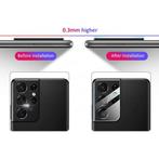 2-Pack Samsung Galaxy S21 Tempered Glass Camera Lens Cover -, Nieuw, Verzenden