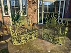 2 Decoratieve Planten Wand Hangers - Mand (2) - Metaal, Antiek en Kunst