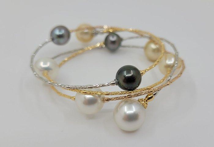 Armband - 18 karaat Witgoud, Roségoud, Geel goud - South Sea, Handtassen en Accessoires, Armbanden