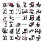 Gymfit Xtreme-line plate loaded series | Complete set | 34, Sport en Fitness, Fitnessmaterialen, Ophalen of Verzenden, Nieuw, Overige typen