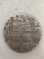 France. Medal 1974 Silver Calendar, Postzegels en Munten, Munten en Bankbiljetten | Toebehoren