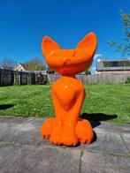 TC-Art - sculptuur, XL Lamborghini Orange Cat - Car Paint -