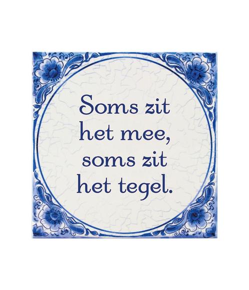 Delfts Blauw Tegel Soms Tegel 14,5cm, Maison & Meubles, Accessoires pour la Maison | Peintures, Dessins & Photos, Envoi