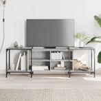 vidaXL Tv-meubel 153x37x50 cm bewerkt hout grijs sonoma, Nieuw, Verzenden