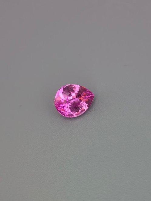 1 pcs Roze Saffier - 2.69 ct - Guild Gem Laboratory -, Handtassen en Accessoires, Edelstenen