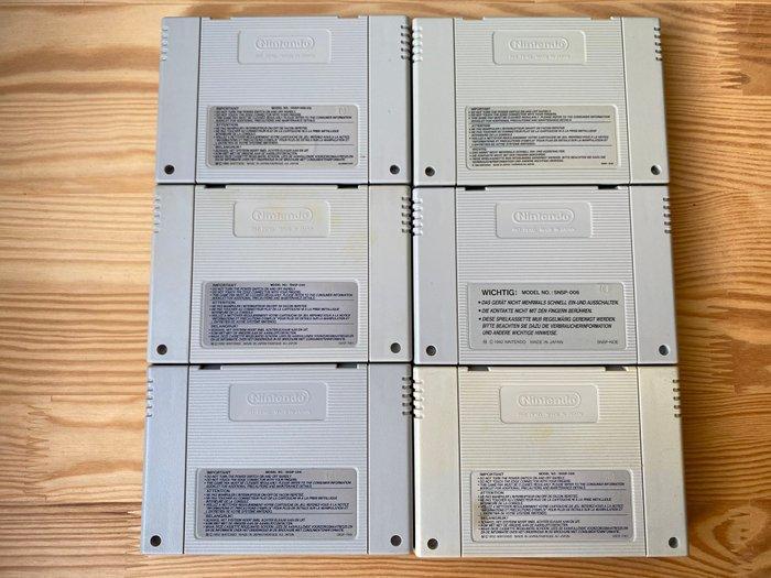 Nintendo - Snes - Lot of 6 Super Nintendo games - Videogame, Games en Spelcomputers, Spelcomputers | Overige Accessoires