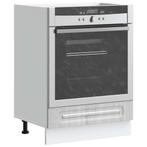vidaXL Ovenkast Kalmar bewerkt hout grijs sonoma eiken, Huis en Inrichting, Verzenden, Nieuw