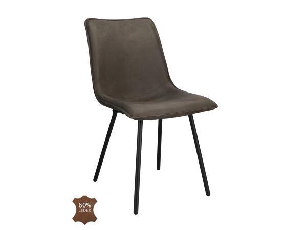 Veiling - Stoel Canyon (set van 6) Microleder - Antraciet, Huis en Inrichting, Stoelen