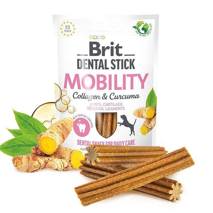 Brit dental stick - mobility 7 pcs - soins dentaires pour, Dieren en Toebehoren, Hondenvoerbakken en Drinkbakken