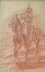 Hoynck van Papendrecht (1858-1933) - Militair te paard, Antiek en Kunst