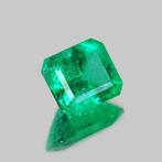 1 pcs Groen Smaragd - 1.15 ct - nternational Colored, Nieuw