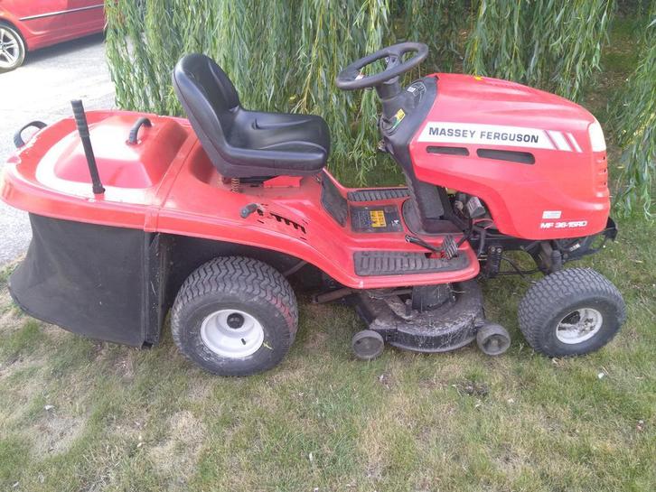 Zitmaaier Massey Ferguson  36-15RD, Tuin en Terras, Zitmaaiers, Gebruikt, Elektrische starter, Opvangzak, Opvangbak, 90 tot 120 cm