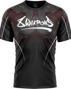 8 Weapons Dry Fit T-Shirt Naga Yant Zwart Rood, Verzenden, Vechtsport