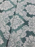 Meubelstof - 2.7 cm - 2.8 cm - Groene barokke stof